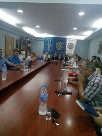 16.07.2018 Среща на ДГ Веселин Димитров с Ротари клуб Ямбол