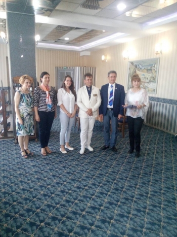 16.07.2018 Среща на ДГ Веселин Димитров с Ротари клуб Ямбол