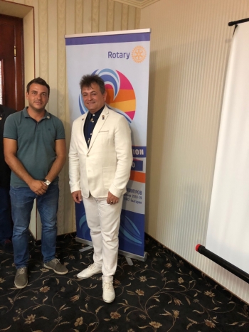 23.07.2018 Среща на ДГ Веселин Димитров с ротарианците в Русе, РК Русе и РК Русе Дунав