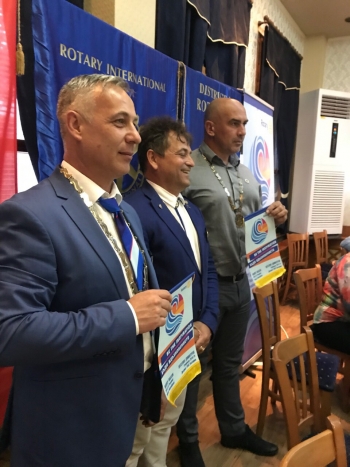 24.07.2018 Среща на ДГ Веселин Димитров с ротарианците от Ротари клуб Айтос и Ротари клуб Карнобат