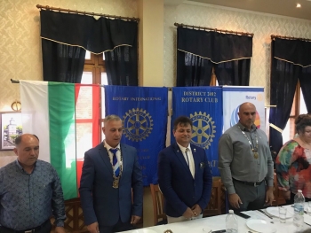 24.07.2018 Среща на ДГ Веселин Димитров с ротарианците от Ротари клуб Айтос и Ротари клуб Карнобат