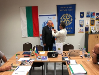 26 септември 2018. Среща на ДГ Веселин Димитров с Ротари клуб Каварна