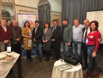 15.01.2019 Среща на ДГ Веселин Димитров с Ротари клуб Мездра