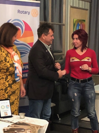 15.01.2019 Среща на ДГ Веселин Димитров с Ротари клуб Мездра