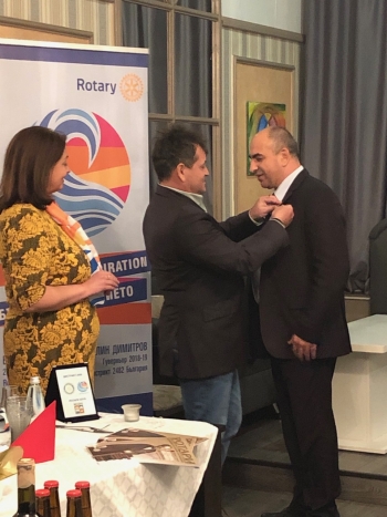 15.01.2019 Среща на ДГ Веселин Димитров с Ротари клуб Мездра