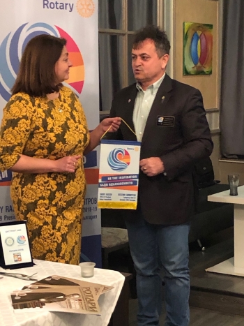 15.01.2019 Среща на ДГ Веселин Димитров с Ротари клуб Мездра