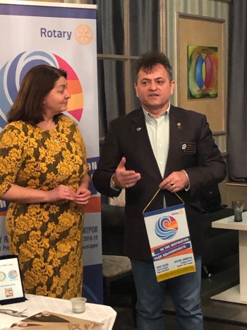 15.01.2019 Среща на ДГ Веселин Димитров с Ротари клуб Мездра