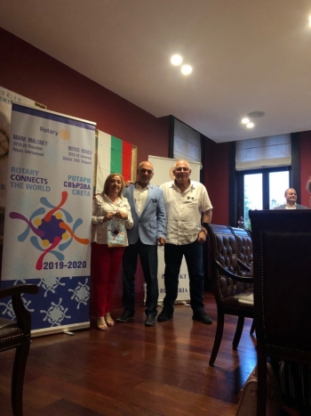 Среща на ДГ Митко Минев с Ротари клуб Самоков 09 юли 2019 г