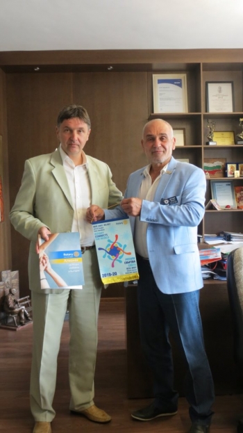 Среща на ДГ Митко Минев с Ротари клуб Самоков 09 юли 2019 г