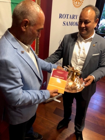 Среща на ДГ Митко Минев с Ротари клуб Самоков 09 юли 2019 г