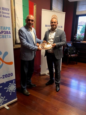 Среща на ДГ Митко Минев с Ротари клуб Самоков 09 юли 2019 г