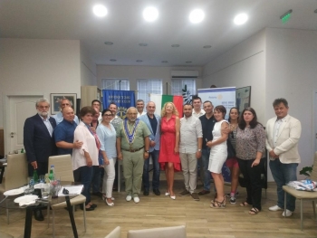 Среща на ДГ Митко Минев в Ротари клуб Бургас, 15 юли 2019