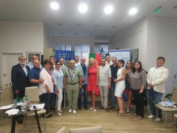 Среща на ДГ Митко Минев в Ротари клуб Бургас, 15 юли 2019