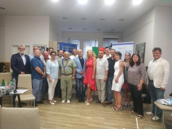 Среща на ДГ Митко Минев в Ротари клуб Бургас, 15 юли 2019