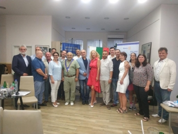 Среща на ДГ Митко Минев в Ротари клуб Бургас, 15 юли 2019