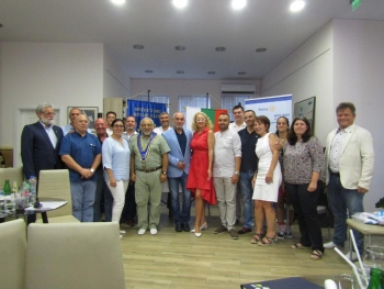 Среща на ДГ Митко Минев в Ротари клуб Бургас, 15 юли 2019