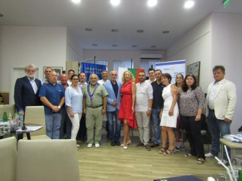 Среща на ДГ Митко Минев в Ротари клуб Бургас, 15 юли 2019