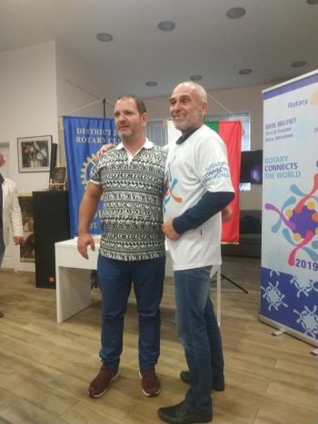 Среща на ДГ Митко Минев в Ротари клуб Бургас, 15 юли 2019