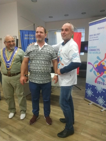 Среща на ДГ Митко Минев в Ротари клуб Бургас, 15 юли 2019