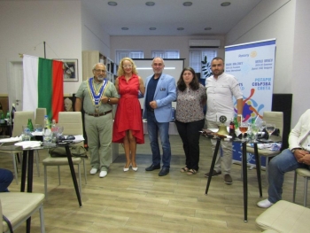 Среща на ДГ Митко Минев в Ротари клуб Бургас, 15 юли 2019
