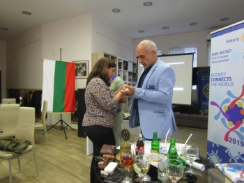 Среща на ДГ Митко Минев в Ротари клуб Бургас, 15 юли 2019
