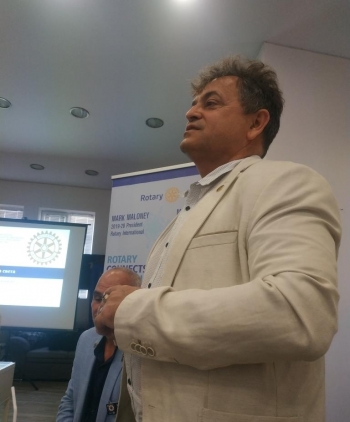 Среща на ДГ Митко Минев в Ротари клуб Бургас, 15 юли 2019