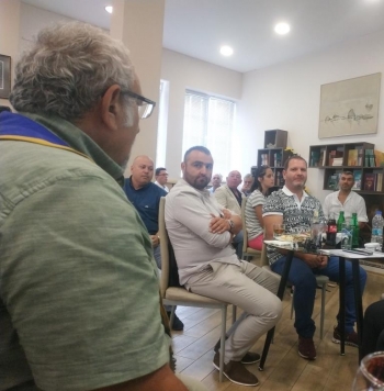 Среща на ДГ Митко Минев в Ротари клуб Бургас, 15 юли 2019