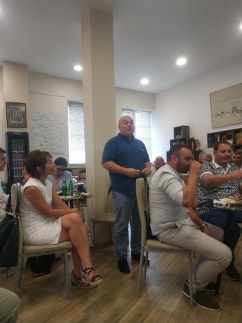 Среща на ДГ Митко Минев в Ротари клуб Бургас, 15 юли 2019