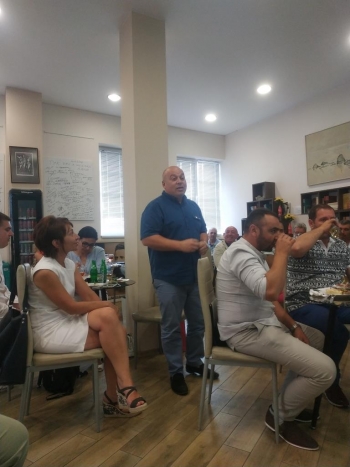 Среща на ДГ Митко Минев в Ротари клуб Бургас, 15 юли 2019