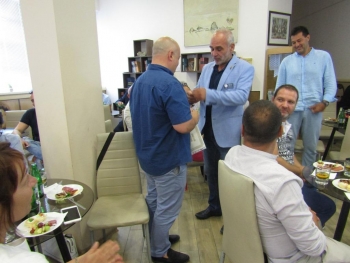 Среща на ДГ Митко Минев в Ротари клуб Бургас, 15 юли 2019