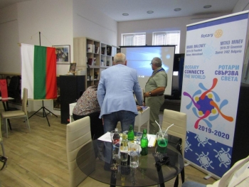 Среща на ДГ Митко Минев в Ротари клуб Бургас, 15 юли 2019