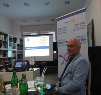 Среща на ДГ Митко Минев в Ротари клуб Бургас, 15 юли 2019