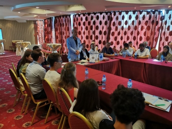 Среща на ДГ Митко Минев в Ротари клуб Бургас Пиргос, 18 юли 2019