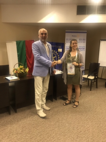 Среща на ДГ Митко Минев с Ротари клуб Несебър, 19 юли 2019 г