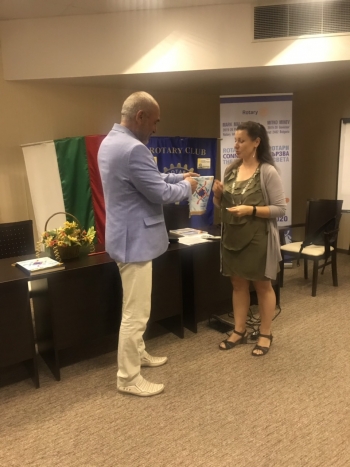 Среща на ДГ Митко Минев с Ротари клуб Несебър, 19 юли 2019 г