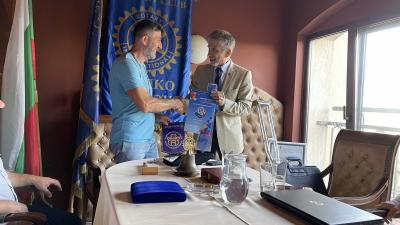 Среща на ДГ Борислав Къдреков с Ротари клуб Велико Търново, 02 юли 2021