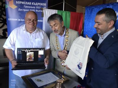 Среща на ДГ Борислав Къдреков с Ротари клуб Горна Баня, 09 юли 2021