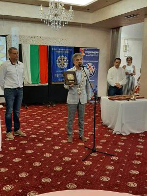 Среща на ДГ Борислав Къдреков с Ротари клуб Петрич, 15 юли 2021