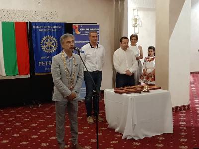 Среща на ДГ Борислав Къдреков с Ротари клуб Петрич, 15 юли 2021