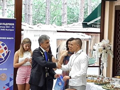 Среща на ДГ Борислав Къдреков с Ротари клуб Благоевград Център, 19 юли 2021
