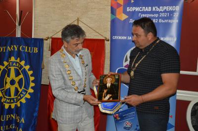Среща на ДГ Борислав Къдреков с Ротари клуб Дупница, 29 юли 2021