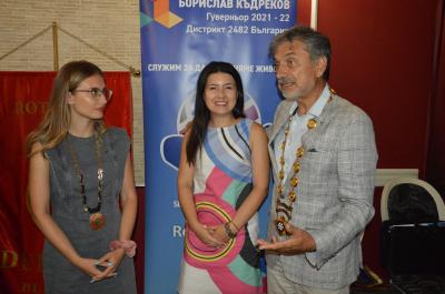 Среща на ДГ Борислав Къдреков с Ротари клуб Дупница, 29 юли 2021