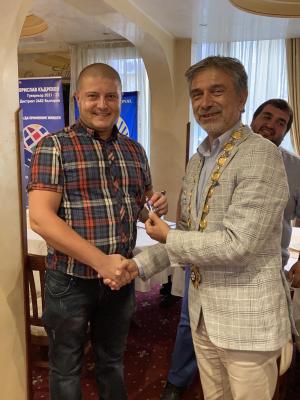 Среща на ДГ Борислав Къдреков с Ротари клуб Пазарджик, 04 август 2021