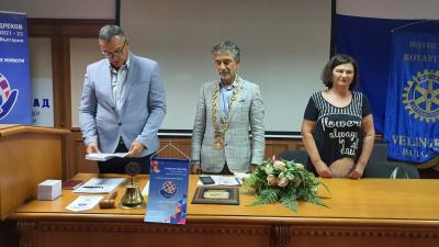 Среща на ДГ Борислав Къдреков с Ротари клуб Велинград, 05 август 2021