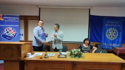 Среща на ДГ Борислав Къдреков с Ротари клуб Велинград, 05 август 2021