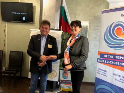 Среща на ДГ Веселин Димитров с Ротари клуб Попово, март .2019