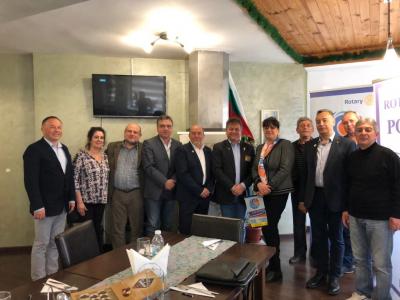Среща на ДГ Веселин Димитров с Ротари клуб Попово, март .2019