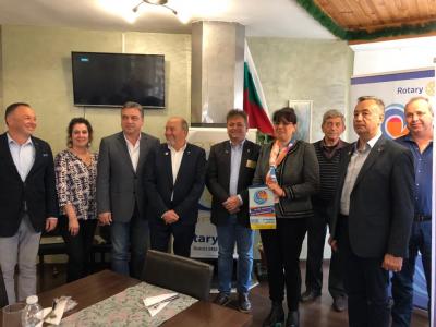Среща на ДГ Веселин Димитров с Ротари клуб Попово, март .2019