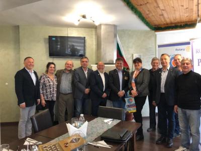 Среща на ДГ Веселин Димитров с Ротари клуб Попово, март .2019