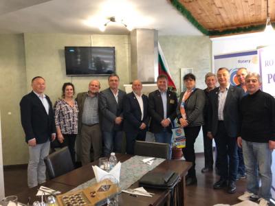 Среща на ДГ Веселин Димитров с Ротари клуб Попово, март .2019